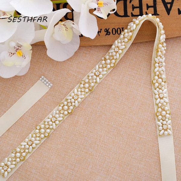 wedding sashes pearls belt handmade crystal bridal sash simple gold rhinestones for dressesj133g, White
wedding sashes pearls belt handmade crystal bridal sash simple gold rhinestones for dressesj133g, White