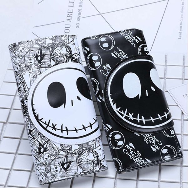wallet cartoon skull male and female purse long buckle pu leather fashion handbag, Red;black
wallet cartoon skull male and female purse long buckle pu leather fashion handbag, Red;black