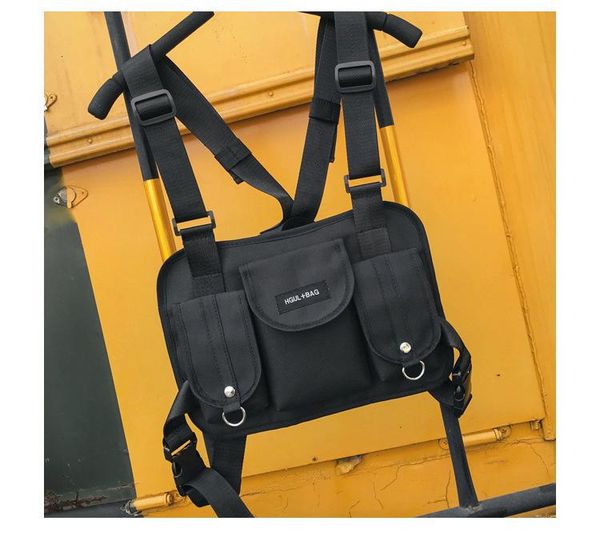 two way radio chest rig waist bag hip hop funny streetwear functional tactical packs belt bags west cross shoulder support, Black;gray
two way radio chest rig waist bag hip hop funny streetwear functional tactical packs belt bags west cross shoulder support, Black;gray