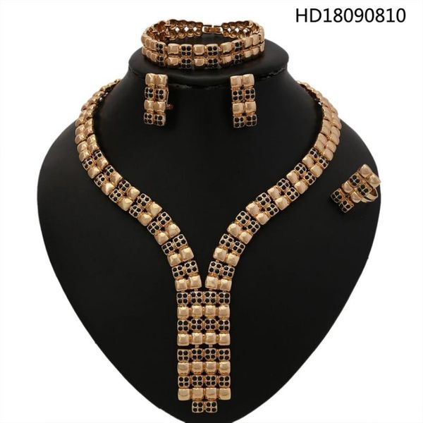 earrings & necklace yulaili jewelry sets for women african beads party gold color bracelet ring accessories, Silver
earrings & necklace yulaili jewelry sets for women african beads party gold color bracelet ring accessories, Silver