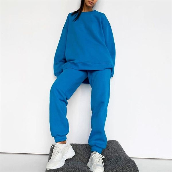 fleece women's long sleeve tracksuit sets autumn solid hoodies joggers sportpants suits female casual sport 2 piece set 211116, Gray
fleece women's long sleeve tracksuit sets autumn solid hoodies joggers sportpants suits female casual sport 2 piece set 211116, Gray