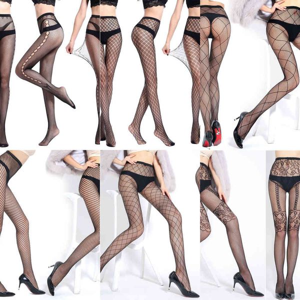 2021 new arrival plaid pantyhose women nylon mesh tight with pattern fishnet stockings plus size panty x0521, Black;white
2021 new arrival plaid pantyhose women nylon mesh tight with pattern fishnet stockings plus size panty x0521, Black;white