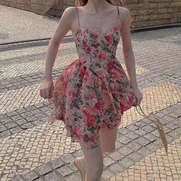 skirts malyo garden - romantic floral print dress with gentle wind, design and color suspender, slim high waist a-line princess skirt, Black
skirts malyo garden - romantic floral print dress with gentle wind, design and color suspender, slim high waist a-line princess skirt, Black