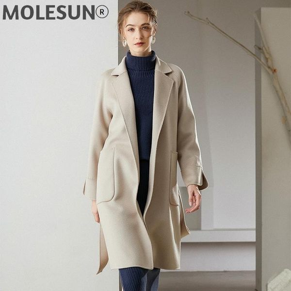 women's wool & blends autumn and winter european american double-sided woolen coat water ripple over the knee long loose version, Black
women's wool & blends autumn and winter european american double-sided woolen coat water ripple over the knee long loose version, Black