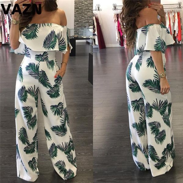 women's jumpsuits & rompers vazn gym18130 design lady sweet club elegant jumpsuit off shoulder sleeveless long pant wind, Black;white
women's jumpsuits & rompers vazn gym18130 design lady sweet club elegant jumpsuit off shoulder sleeveless long pant wind, Black;white