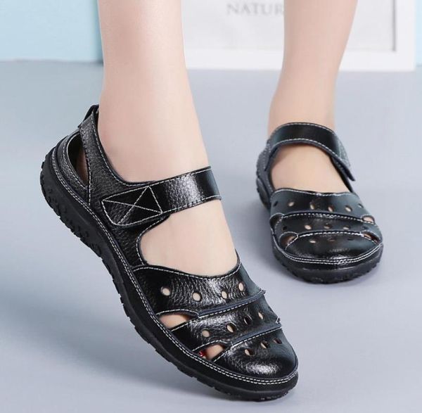 vrouwen flats sandalen zomer reliëf lederen hollow out dames haak loop mode ademend naaien casual vrouwelijke strand schoen 43 sandals, Black
vrouwen flats sandalen zomer reliëf lederen hollow out dames haak loop mode ademend naaien casual vrouwelijke strand schoen 43 sandals, Black