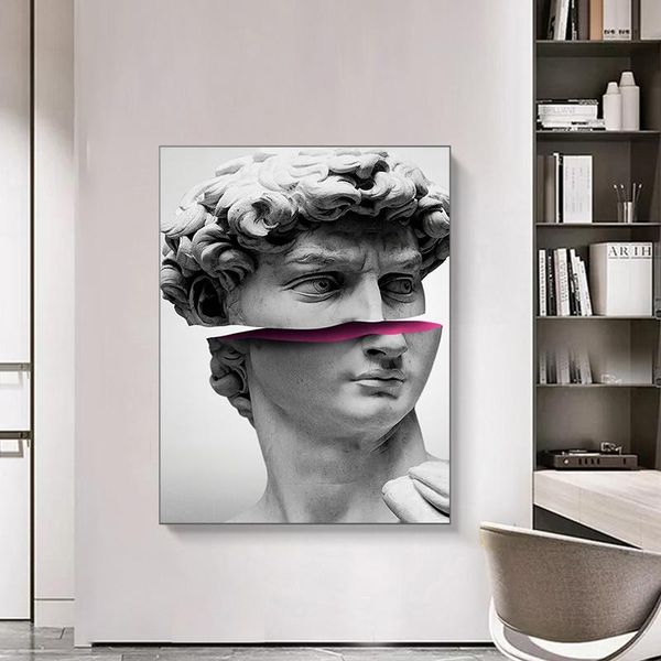 paintings abstract sculpture art of david canvas painting posters and prints funny statue modern wall pictures for living room home decor
paintings abstract sculpture art of david canvas painting posters and prints funny statue modern wall pictures for living room home decor