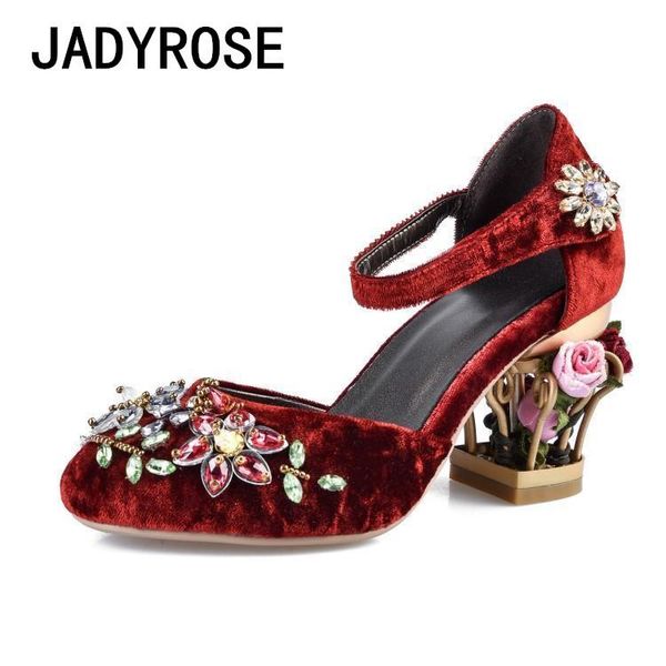 dress shoes luxury wine red women velvets pumps gladiator ankle strap bridal wedding crystal flower 5cm high heels valentine stilettos, Black
dress shoes luxury wine red women velvets pumps gladiator ankle strap bridal wedding crystal flower 5cm high heels valentine stilettos, Black