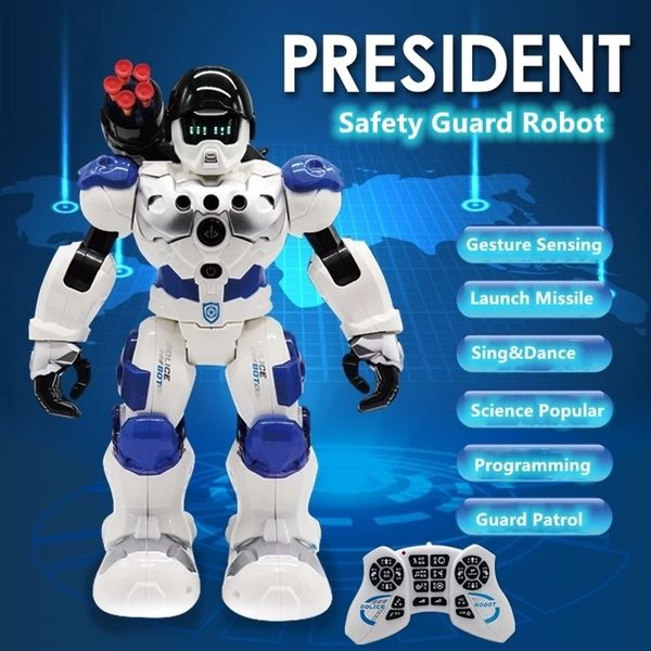 child learning toy 2.4g remote control intelligent smart robot walking dancing singing launch missile water rc battle robot gift
child learning toy 2.4g remote control intelligent smart robot walking dancing singing launch missile water rc battle robot gift