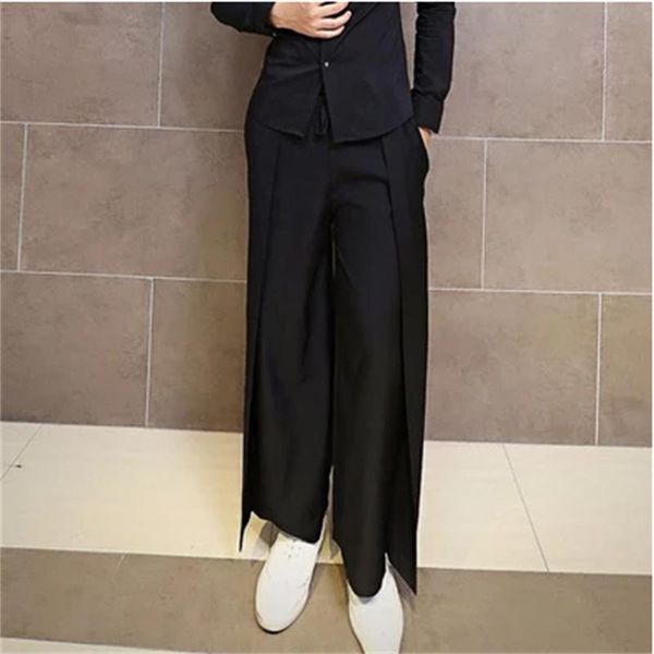 men's pants m-4xl men's summer fall feeling personality alternative hip hop trendy hair stylist wide leg skirt dark, Black
men's pants m-4xl men's summer fall feeling personality alternative hip hop trendy hair stylist wide leg skirt dark, Black