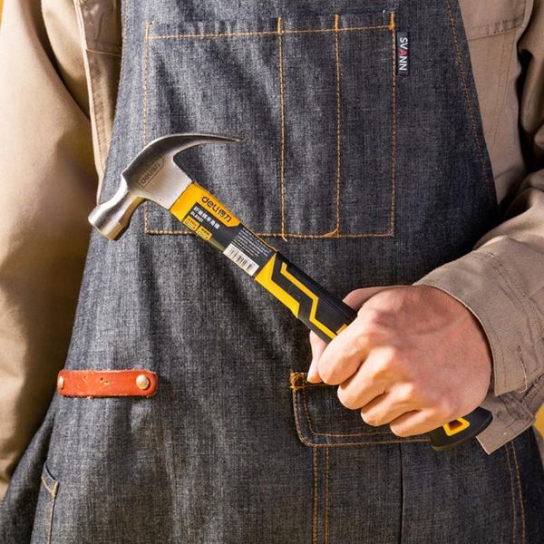 deli hammer claw high-quality high-carbon steel fiber handle comfortable hand v-shaped design can pull nails tools
deli hammer claw high-quality high-carbon steel fiber handle comfortable hand v-shaped design can pull nails tools