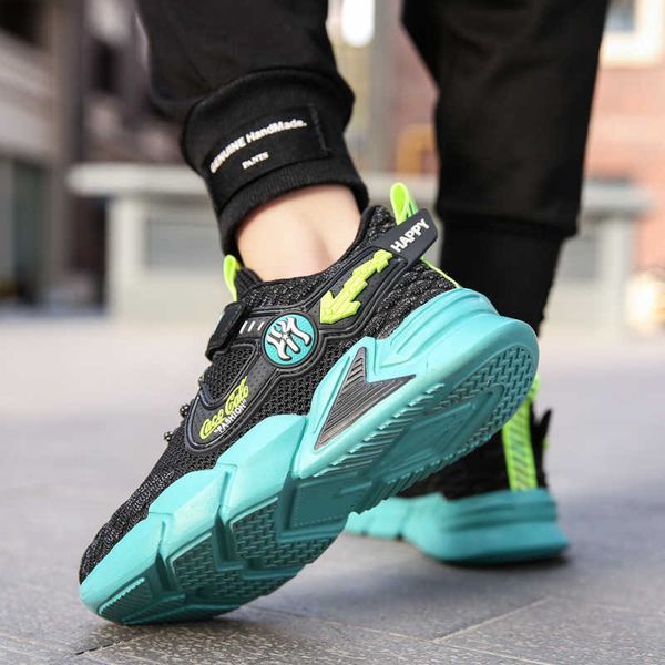 children's shoes sports mesh surface middle and large outdoor anti-skid running spring autumn, Black
children's shoes sports mesh surface middle and large outdoor anti-skid running spring autumn, Black