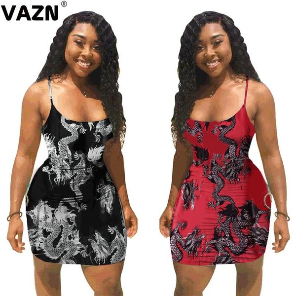 casual dresses vazn elegant 2021 summer lady black red dragon print sheath mini dress spaghetti strap club, Black;gray
casual dresses vazn elegant 2021 summer lady black red dragon print sheath mini dress spaghetti strap club, Black;gray