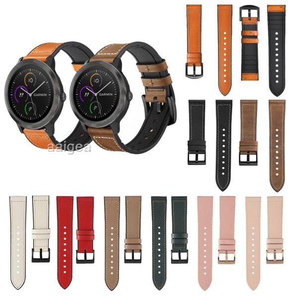 watch bands 20mm leather silicone band strap for garmin vivoactive 3 music replacement correa wrist bracelet straps 22mm, Black;brown
watch bands 20mm leather silicone band strap for garmin vivoactive 3 music replacement correa wrist bracelet straps 22mm, Black;brown