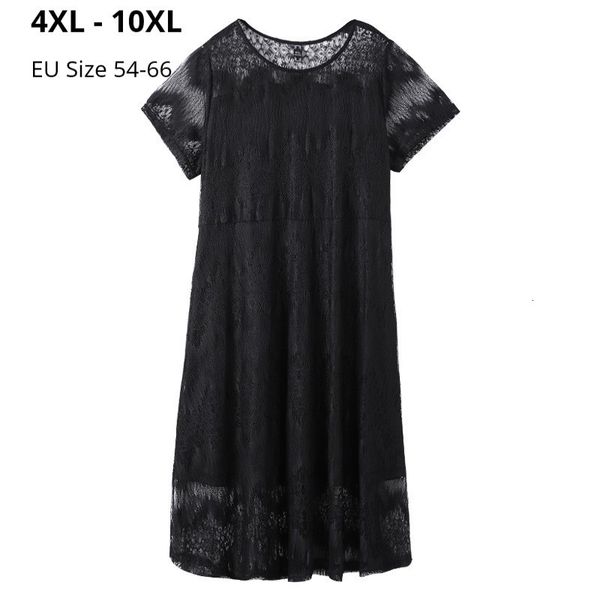 dresses plus size 10xl 8xl 6xl 4xl women short sleeves summer dresses femme vintage black lace clothing ol a line slim dress for mujers, Black;gray
dresses plus size 10xl 8xl 6xl 4xl women short sleeves summer dresses femme vintage black lace clothing ol a line slim dress for mujers, Black;gray