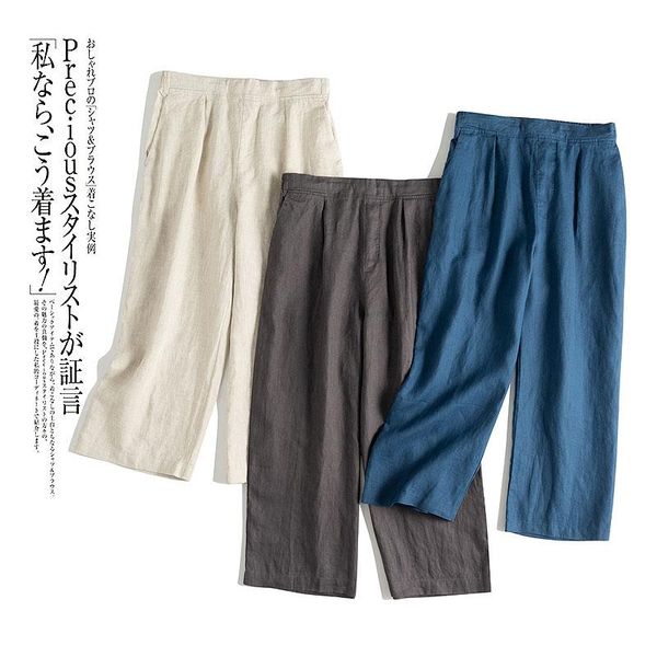 women's pants & capris spring autumn women all-match loose comfortable breathable water washed 14*14 linen trousers elastic waist wide, Black;white
women's pants & capris spring autumn women all-match loose comfortable breathable water washed 14*14 linen trousers elastic waist wide, Black;white
