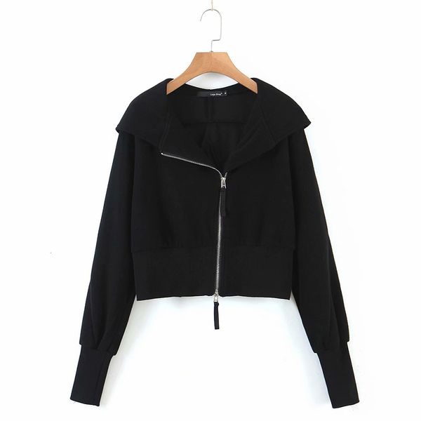 men's hoodies & sweatshirts autumn short hoodie fashion with zipper vintage jacket long sleeve two female colors outerwear chic overshi, Black
men's hoodies & sweatshirts autumn short hoodie fashion with zipper vintage jacket long sleeve two female colors outerwear chic overshi, Black