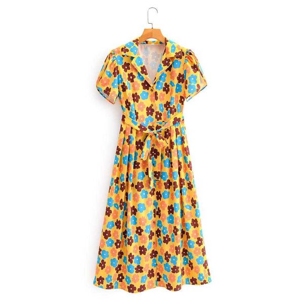 women vintage pleats puff sleeve flower print bow tied sashes midi shirt dress female retro turn down collar dresses ds3844 210603, Black;gray
women vintage pleats puff sleeve flower print bow tied sashes midi shirt dress female retro turn down collar dresses ds3844 210603, Black;gray