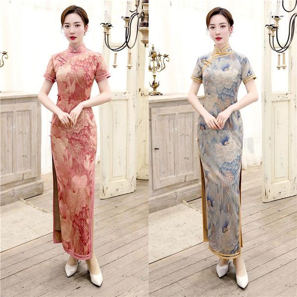 ethnic clothing print flower 2021 satin cheongsam mandarin collar vintage women dress gown plus size 3xl 4xl qipao sheath chinese vestidos, Red
ethnic clothing print flower 2021 satin cheongsam mandarin collar vintage women dress gown plus size 3xl 4xl qipao sheath chinese vestidos, Red