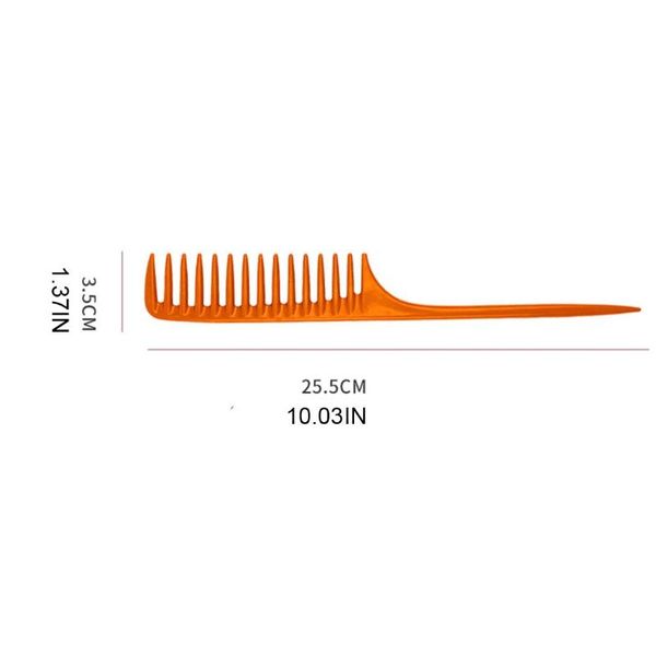 hair brushes q81b wide tooth rat tail combs pintail barber styling comb for women anti static hairdressing tool salon professional use, Silver
hair brushes q81b wide tooth rat tail combs pintail barber styling comb for women anti static hairdressing tool salon professional use, Silver