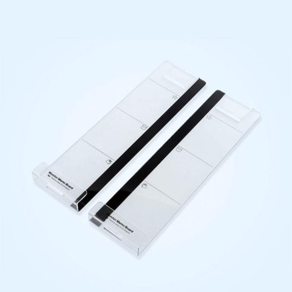 hooks & rails 1pc plastic monitor message memo board for sticky notes tabs phones pc screen computer monitors side panel planner high qualit
hooks & rails 1pc plastic monitor message memo board for sticky notes tabs phones pc screen computer monitors side panel planner high qualit