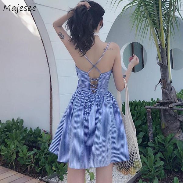 dresses women striped square collar korean style students high street festival back lace-up simple party summer ins casual, Black;gray
dresses women striped square collar korean style students high street festival back lace-up simple party summer ins casual, Black;gray