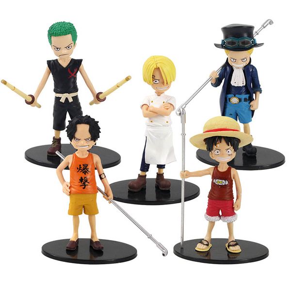 15cm 5styles op the grandline children luffy ace sabo zoro sanji pvc action figure toys anime model dolls
15cm 5styles op the grandline children luffy ace sabo zoro sanji pvc action figure toys anime model dolls