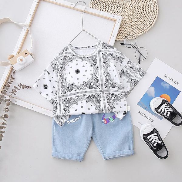 clothing sets kids summer suit 2021 personalized printing clothes infant baby boys handsome t-shirt+jeans toddler girls, White
clothing sets kids summer suit 2021 personalized printing clothes infant baby boys handsome t-shirt+jeans toddler girls, White