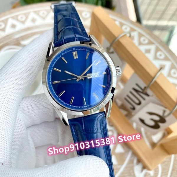 wristwatches brand automatic mechanical men wristwatch stainlesss steel geometric double calendar watches male blue leather clock 40mm, Slivery;brown
wristwatches brand automatic mechanical men wristwatch stainlesss steel geometric double calendar watches male blue leather clock 40mm, Slivery;brown