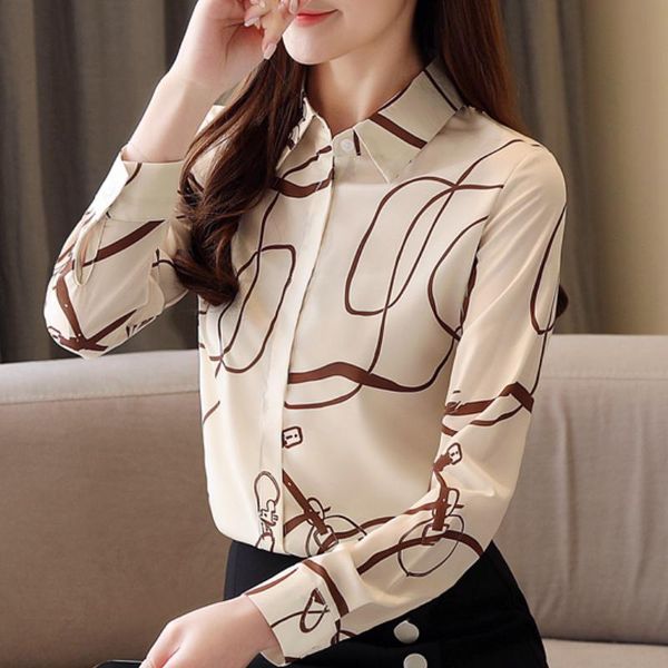 fashion woman blouses 2021 long sleeve blouse women turn down collar chiffon womens and c480 women's & shirts, White
fashion woman blouses 2021 long sleeve blouse women turn down collar chiffon womens and c480 women's & shirts, White