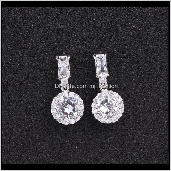 dangle & chandelier jewelryclassic round cubic zircon for women bride sier color sparking crystals fashion wedding earrings 1576 drop delive, Silver
dangle & chandelier jewelryclassic round cubic zircon for women bride sier color sparking crystals fashion wedding earrings 1576 drop delive, Silver