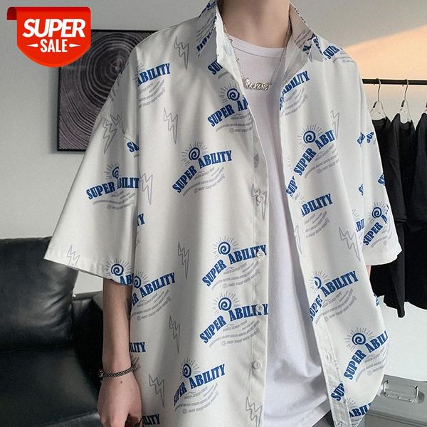 full print shirt men's short-sleeved hong kong style japanese half-sleeved casual loose design niche inch jacket #qq8l, White;black
full print shirt men's short-sleeved hong kong style japanese half-sleeved casual loose design niche inch jacket #qq8l, White;black