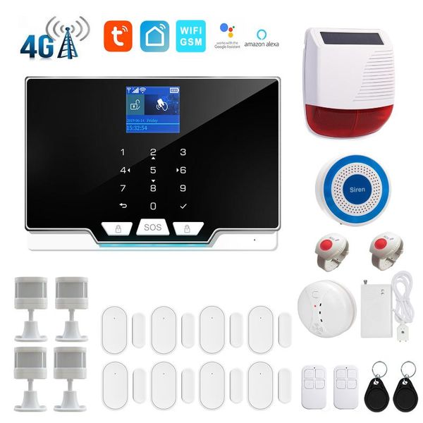 wifi 4g lte 3g wcdma gsm tuya smartlife app intelligent home burglar alarm system solar powered siren optional systems
wifi 4g lte 3g wcdma gsm tuya smartlife app intelligent home burglar alarm system solar powered siren optional systems
