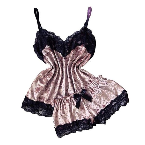 women's swimwear women lace sling nightshirt + underwear 2pcs nightwear sleepwear set nighties for lady nightdress bowknot nightclothes, White;black
women's swimwear women lace sling nightshirt + underwear 2pcs nightwear sleepwear set nighties for lady nightdress bowknot nightclothes, White;black