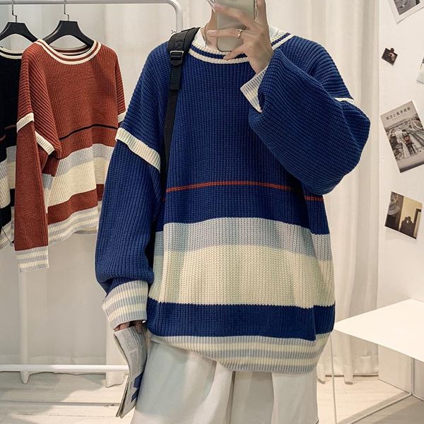 men's sweaters autumn winter o-neck sweater men warm fashion casual knitted pullover loose long-sleeved mens jumper clothes, White;black
men's sweaters autumn winter o-neck sweater men warm fashion casual knitted pullover loose long-sleeved mens jumper clothes, White;black