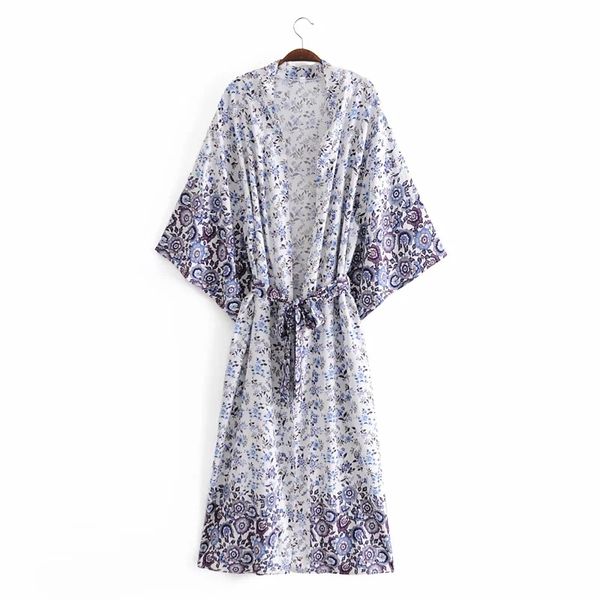 spring autumn women's kimono dress classic floral printed plus size gothic loose maxi dresses vestidos de mujer 210521, Black;gray
spring autumn women's kimono dress classic floral printed plus size gothic loose maxi dresses vestidos de mujer 210521, Black;gray