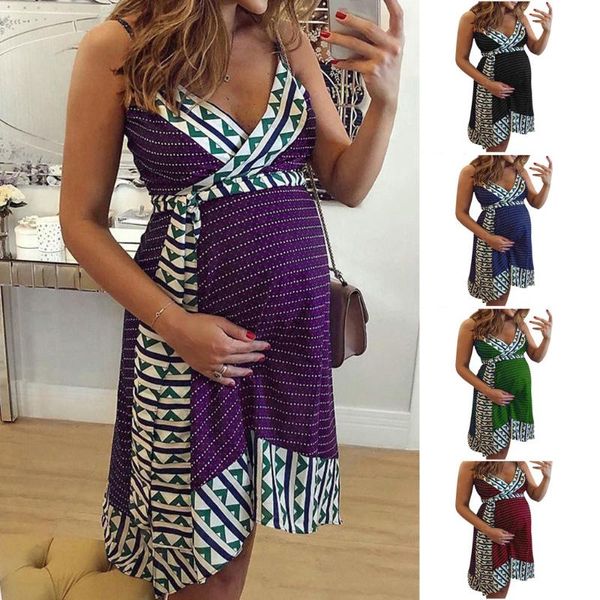 maternity dresses 2021pregnancy sleeveless v-neck splicing bandage clothing fashion pregnant women clothes casual dress, White
maternity dresses 2021pregnancy sleeveless v-neck splicing bandage clothing fashion pregnant women clothes casual dress, White