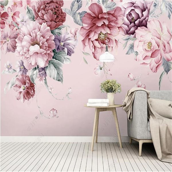 wallpapers custom modern fresh wallpaper for living room hand-painted flower garden bedroom tv background wall paper home decor mural 
wallpapers custom modern fresh wallpaper for living room hand-painted flower garden bedroom tv background wall paper home decor mural