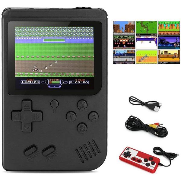 handheld game console retro mini player with 400 classical fc games 2.8-inch color screen support for tv and two players portable
handheld game console retro mini player with 400 classical fc games 2.8-inch color screen support for tv and two players portable