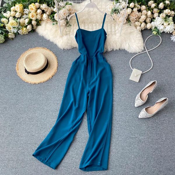 women's jumpsuits & rompers singrain women strap summer 2021 korean solid simple jumpsuit fashion off shoulder streetwear wide leg long, Black;white
women's jumpsuits & rompers singrain women strap summer 2021 korean solid simple jumpsuit fashion off shoulder streetwear wide leg long, Black;white