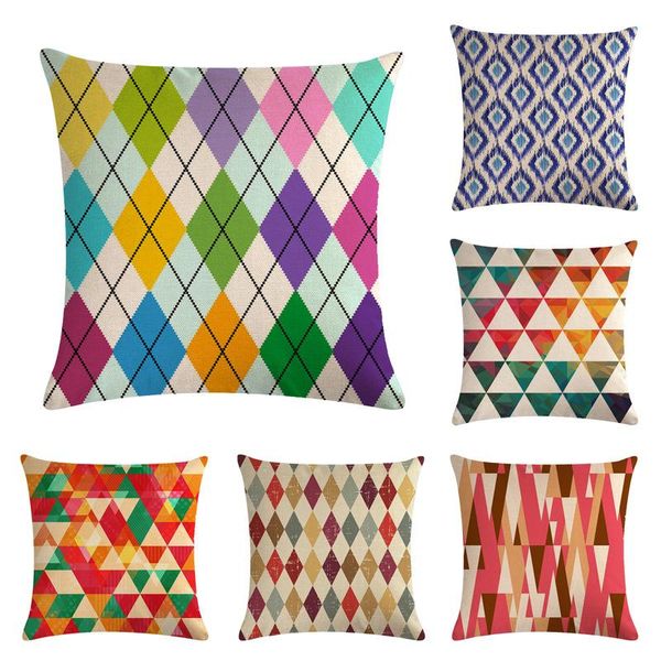 cushion/decorative pillow beautiful geometry pattern cushion cover geometric printed pillowcase linen cotton covers sofa home decor 45x45cm
cushion/decorative pillow beautiful geometry pattern cushion cover geometric printed pillowcase linen cotton covers sofa home decor 45x45cm