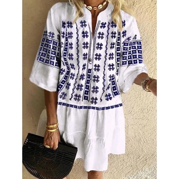 bohemian style women dresses retro vestido o-neck female loose fashion casual dress 2xl, Black;gray
bohemian style women dresses retro vestido o-neck female loose fashion casual dress 2xl, Black;gray