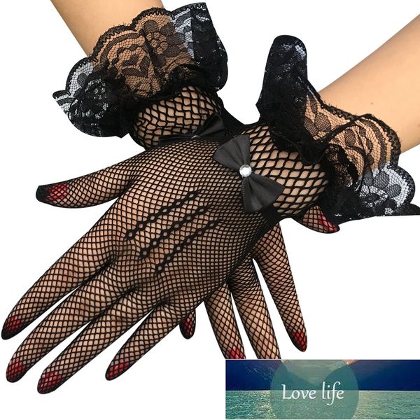 womens summer driving thin sweet cute white trend black lace fishnet short sunscreen etiquette wedding bride wedding gloves, Blue;gray
womens summer driving thin sweet cute white trend black lace fishnet short sunscreen etiquette wedding bride wedding gloves, Blue;gray