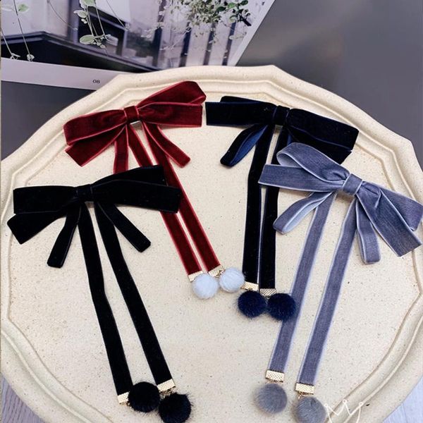 hair accessories handmade velvet ribbon bow with long tassel ornament felt beads clip pins grips 3 layer superior quality, Slivery;white
hair accessories handmade velvet ribbon bow with long tassel ornament felt beads clip pins grips 3 layer superior quality, Slivery;white