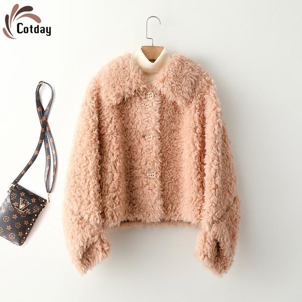 women's fur & faux cotday short lamb single breasted good quality leisure winter 2021 women pocket female wool outerwear coat, Black
women's fur & faux cotday short lamb single breasted good quality leisure winter 2021 women pocket female wool outerwear coat, Black