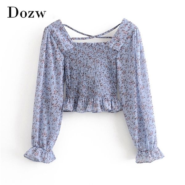 chic ruffles floral print chiffon blouse women fashion long sleeve stretchy crop square collar elegant bodycon shirt blusas 210515, White
chic ruffles floral print chiffon blouse women fashion long sleeve stretchy crop square collar elegant bodycon shirt blusas 210515, White