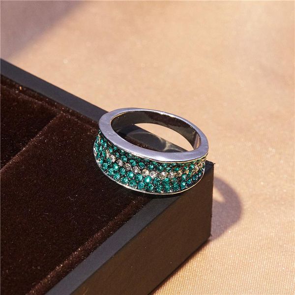 wedding rings luxury green zircon ring female romantic and elegant temperament accessories valentine's day gift wholesale, Slivery;golden
wedding rings luxury green zircon ring female romantic and elegant temperament accessories valentine's day gift wholesale, Slivery;golden
