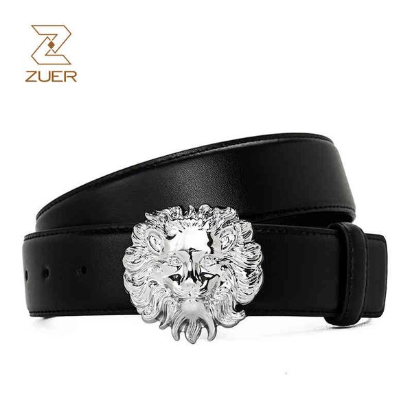belts buckles zuer men's brand v family lion head buckle cow leather pants, Black;brown
belts buckles zuer men's brand v family lion head buckle cow leather pants, Black;brown