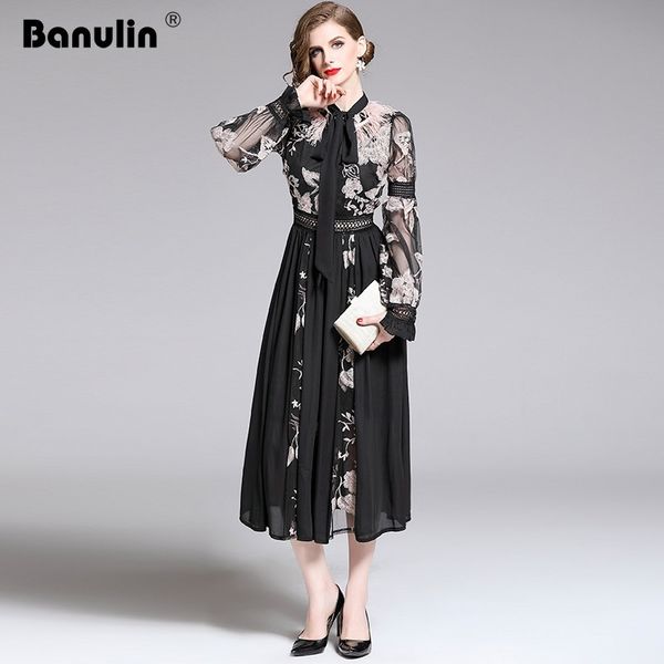 banulin spring autumn runway dress women vintage lantern sleeve floral embroidery lace midi vestidos 210603, Black;gray
banulin spring autumn runway dress women vintage lantern sleeve floral embroidery lace midi vestidos 210603, Black;gray