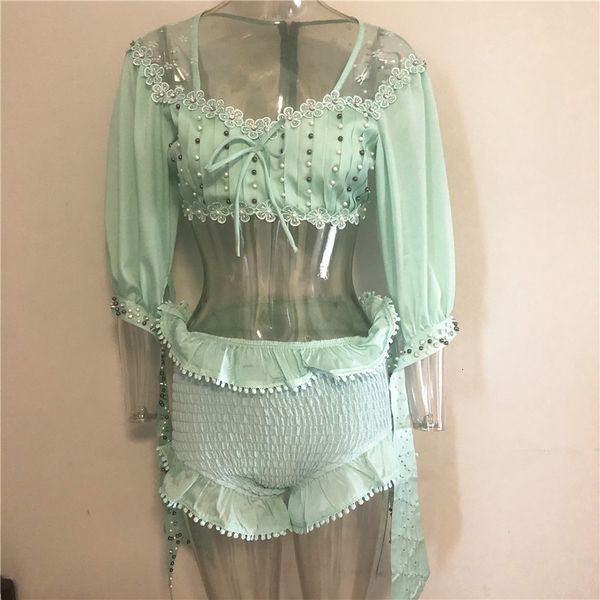 women's two piece pants 2021 green set beach 1/2 sleeve v-neck and shorts sets kj5s, White
women's two piece pants 2021 green set beach 1/2 sleeve v-neck and shorts sets kj5s, White